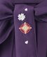 卒業式袴単品レンタル[刺繍]紫色に桜刺繍[身長148-152cm]No.800